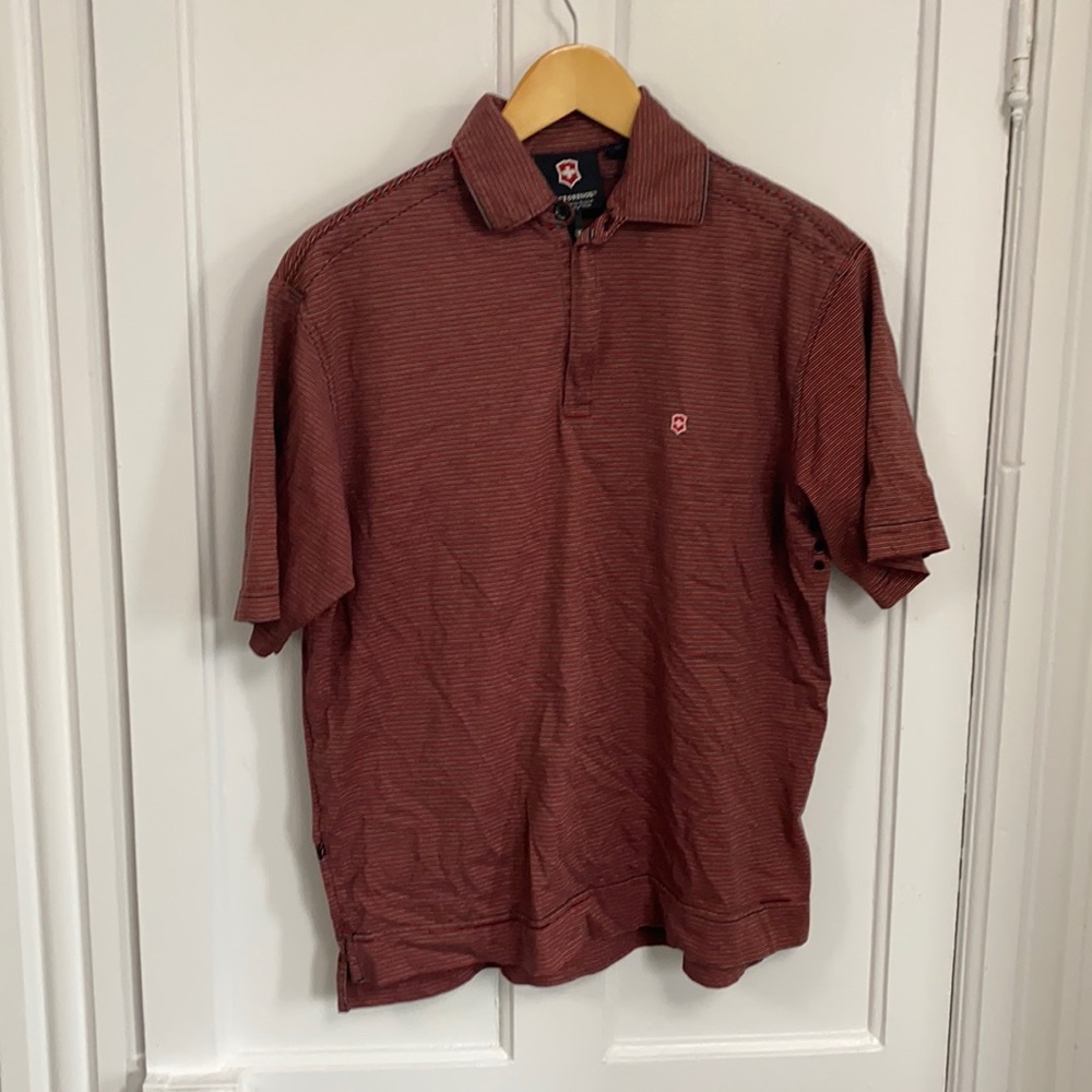 Victorinox zip up polo